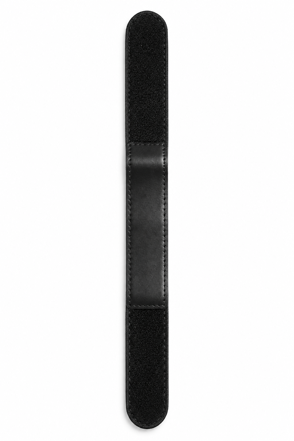 Black No-Buckle Belt - 2 pieces