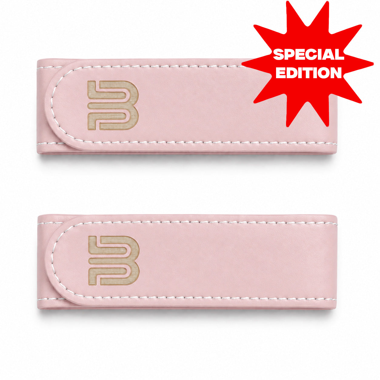 Pink No-Buckle Belt - 2 pieces